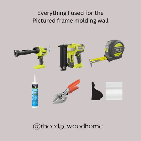 Tools, picture frame molding wall, Ryobi tools, diy projects

#LTKhome #LTKFind #LTKsalealert