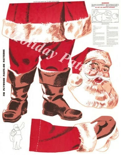 (3) Douglas Fir Plywood Digital Patterns Emailed (Santa, Sleigh and Reindeer)  | eBay | eBay US