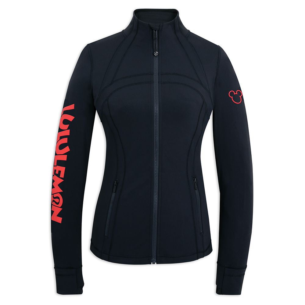 Mickey Mouse Icon Define Jacket for Women by lululemon – Black | Disney Store