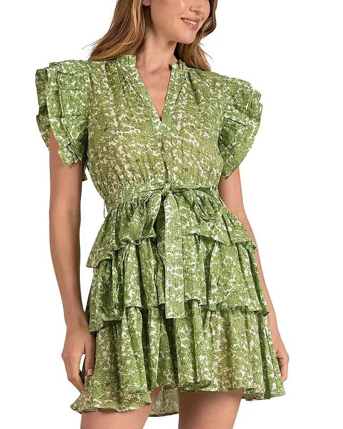 Elan Cotton Tiered Floral Dress Back to results -  Women - Bloomingdale's | Bloomingdale's (US)