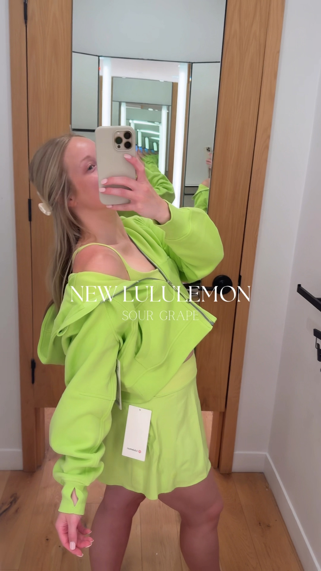 NEW @lululemon color way !!! Sour grape - it’s giving Daily Drills Zilker + I’m here for it 💚 

#lululemon #neongreen #athleticwear #athleticset 

#LTKStyleTip #LTKActive #LTKSeasonal