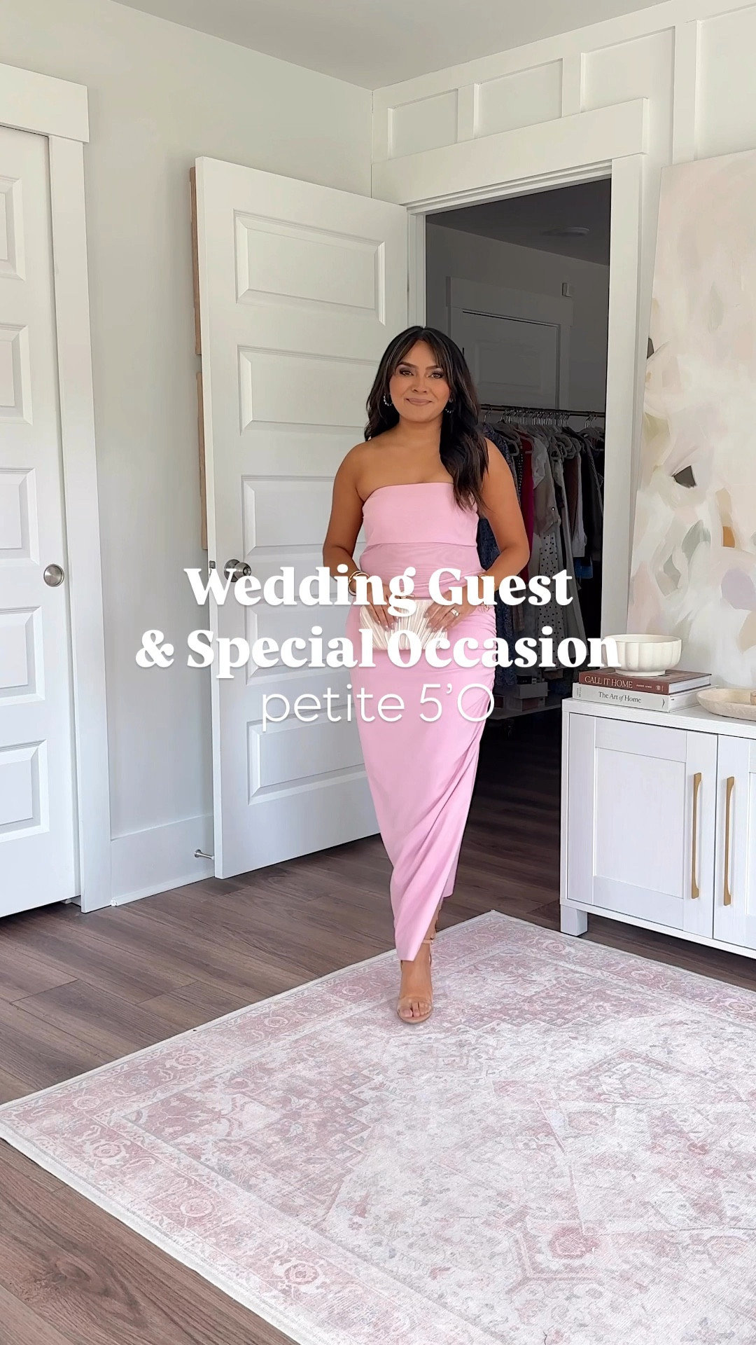 Use code MYAF15 for an extra 15% off!
For reference: I’m 5’0, 32b bra size, and 2/26 in bottoms, pear shaped.

Pink sheer panel draped dress size small petite - sized up a size for room in the hips
Clear heels size 5 TTS

Black mini off the shoulder dress size xs petite TTS
Gold heels size 5.5 TTS

Blue Drop waist maxi dress size small - sized up a size for room in the hips
Gold sandals size 5 TTS

Light pink lace dress size xs petite TTS - bunched slightly on the hips so you could size up if needed
Clear heels size 5 TTS

Green halter dress size small petite - sized up a size for room in the hips
Clear heels size 5 TTS

Lilac light blue bubble hem mini dress size xs petite TTS
Clear heels size 5 TTS

Black knot front maxi dress size xs petite TTS
Clear heels size 5 TTS

Pink floral flutter sleeve midi dress size xs petite TTS
Clear heels size 5 TTS

Wedding guest
Special occasion
Cocktail dress
Special event
Military ball
Europe
Vacation 
Petite fashion
Summer outfits
Black tie dress
Formal dress
Petite dresses
Honey Sweet Petite
Honeysweetpetite
Charleston, SC


#LTKWedding #LTKPetite #LTKSaleAlert