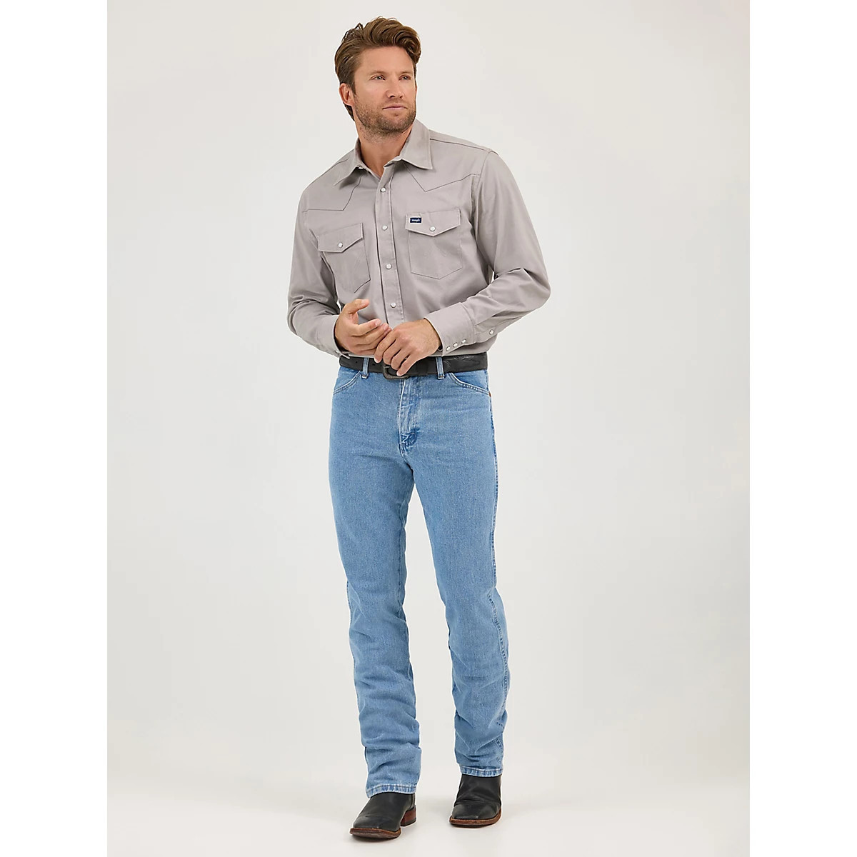 Wrangler® Cowboy Cut® Slim Fit Jean in Antique Wash | Wrangler