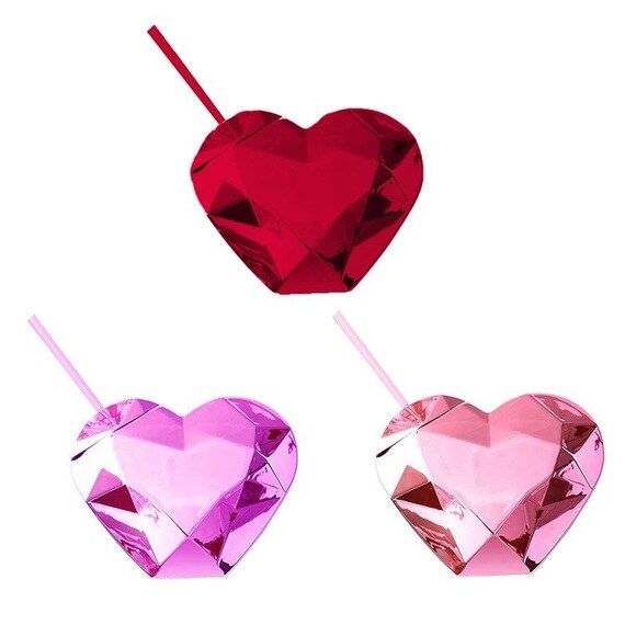 Valentines Heart Shape Tumbler Personalized | Etsy | Etsy (US)