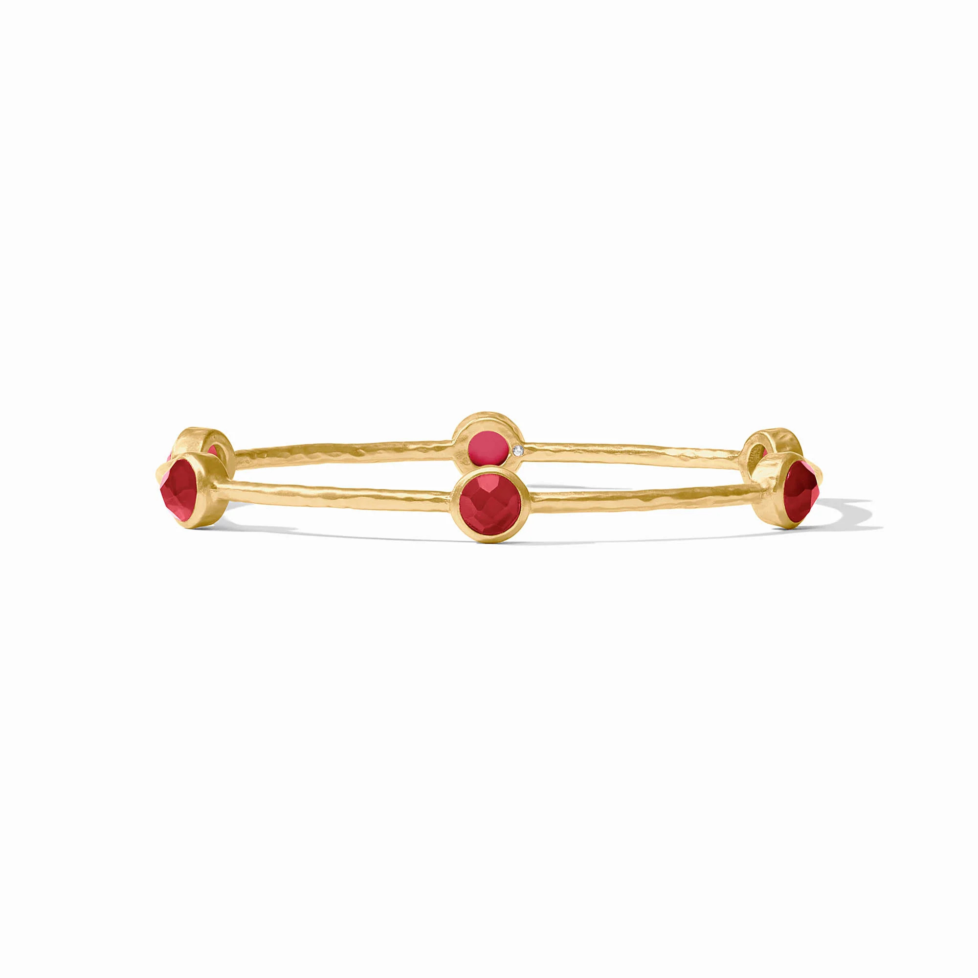 Milano Luxe Stone Gold Bangle Bracelet | Julie Vos | Julie Vos