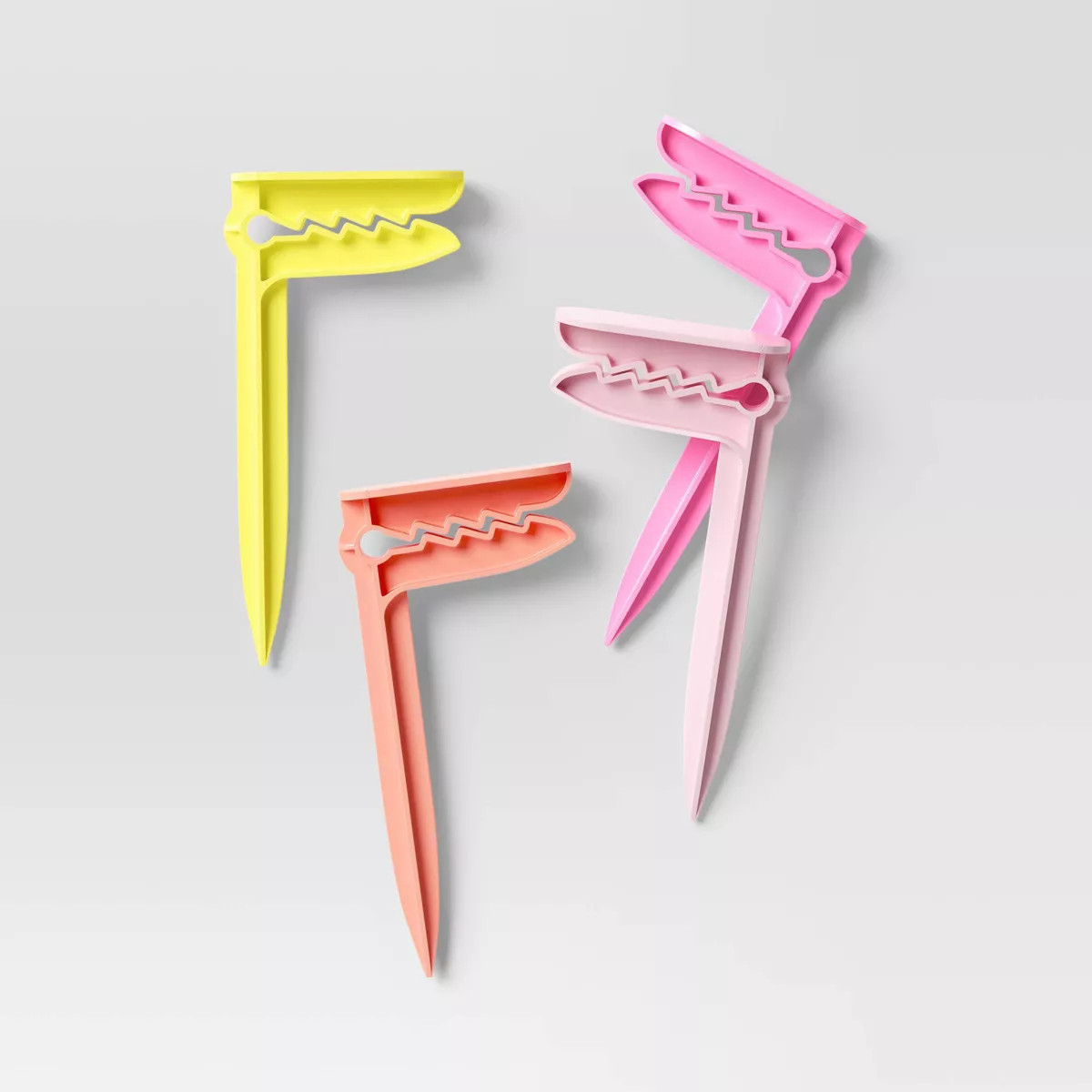 4pk Towel Clips Warm Colorway - Sun Squad™ | Target