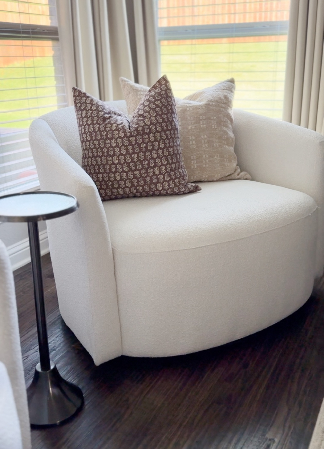 Walmart swivel chairs, fall throw pillows, side table, curtains, drapes

#LTKFindsUnder50 #LTKFindsUnder100 #LTKHome