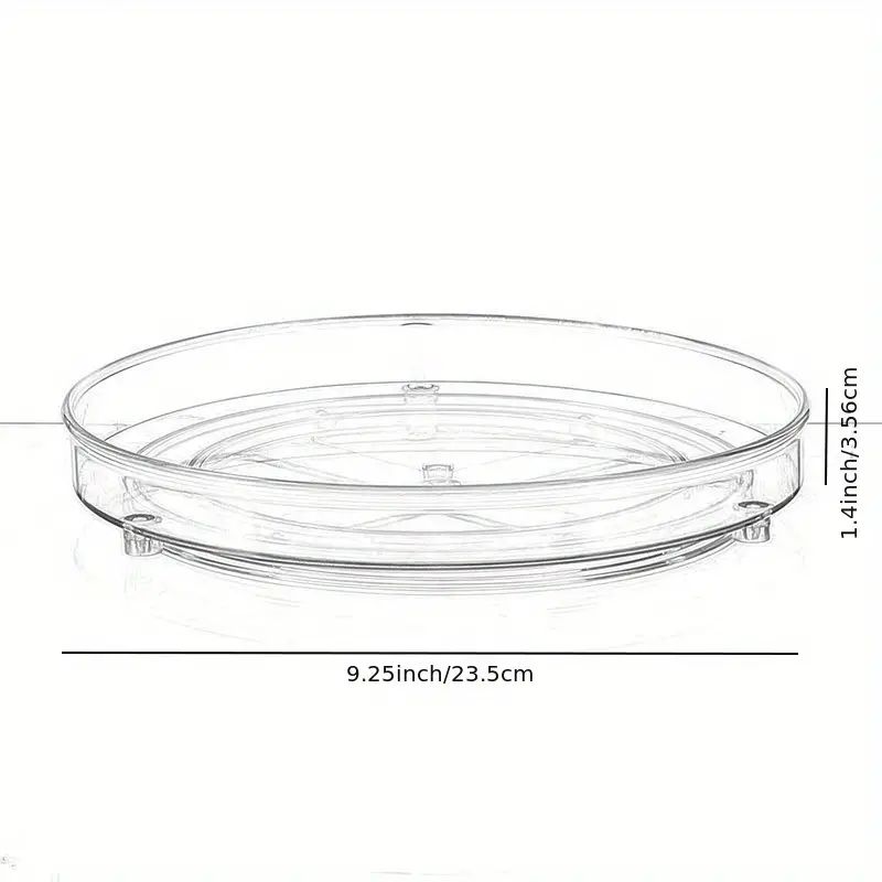 Lazy Susan Cabinet Organizer Clear Plastic Turntable - Temu | Temu Affiliate Program