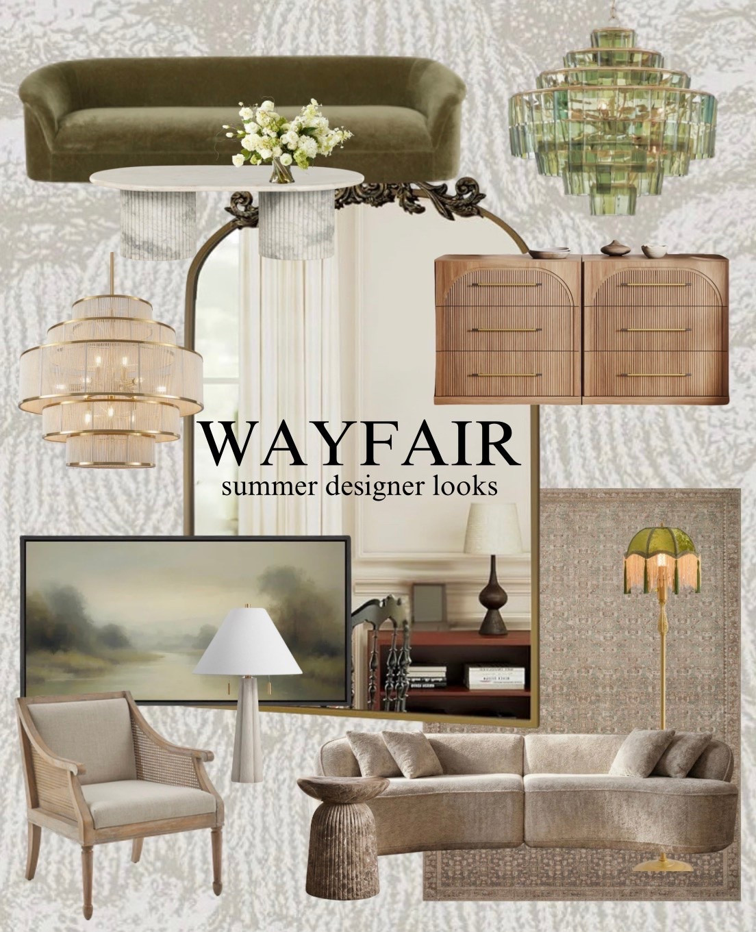 @Wayfair Designer Summer Picks ☀️
If I were designing a room this summer, these are the pieces I’d start with.
I’m loving warm woods, muted greens, rich textures, and statement lighting that feels collected rather than trendy. These are the kinds of pieces that instantly elevate a space while still feeling livable and timeless.
Which piece is your favorite?

#ad #wayfair #wayfairpartner