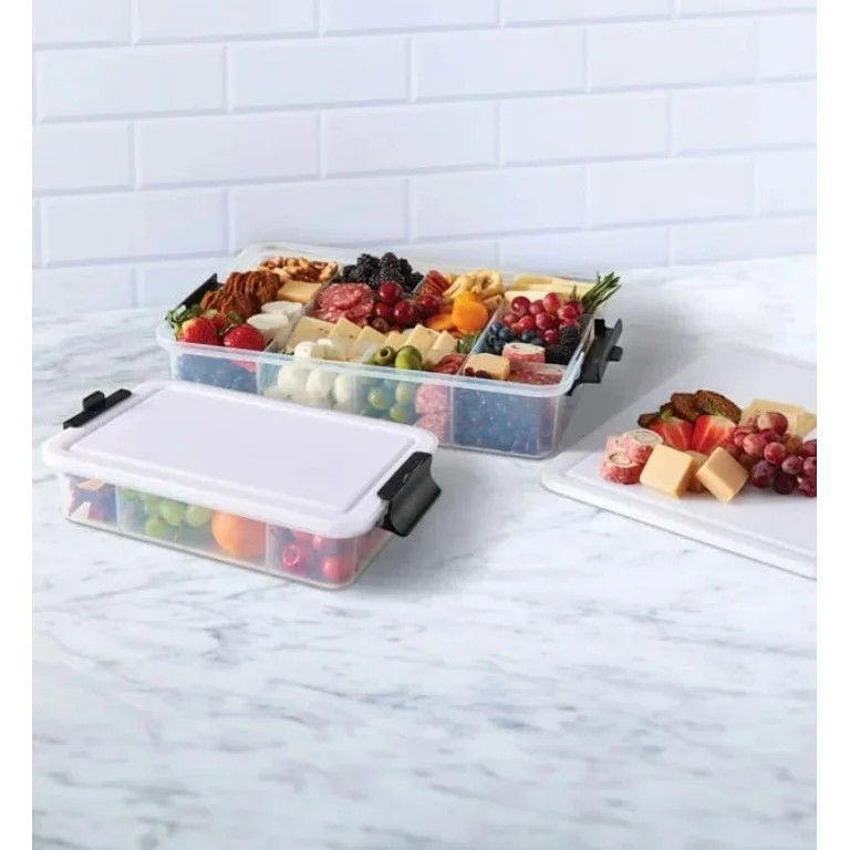 Sabatier Snacklebox 2-piece Set with Cutting Board Lids | Walmart (US)