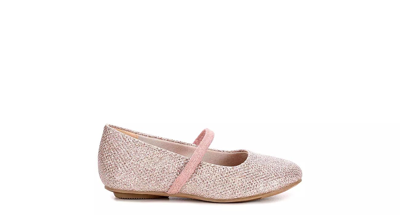 Cupcake Couture Girls Infant Lil Angel Flat - Rose Gold | Rack Room Shoes