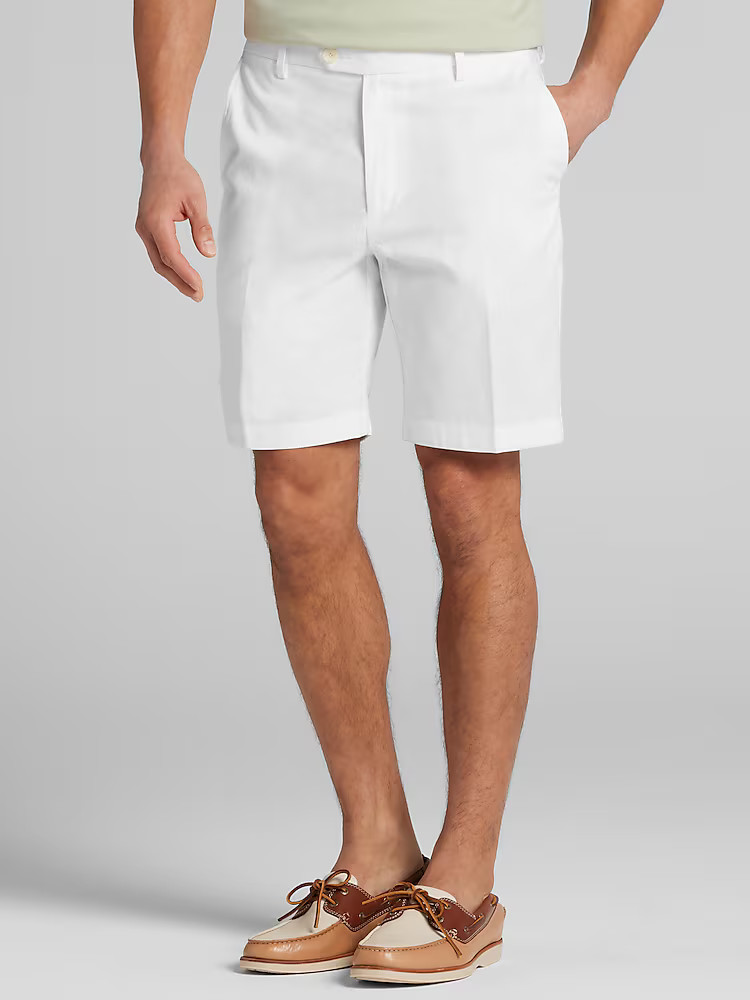 Joseph Abboud Modern Fit Linen Blend Shorts | Shorts | Men's Wearhouse | The Men's Wearhouse