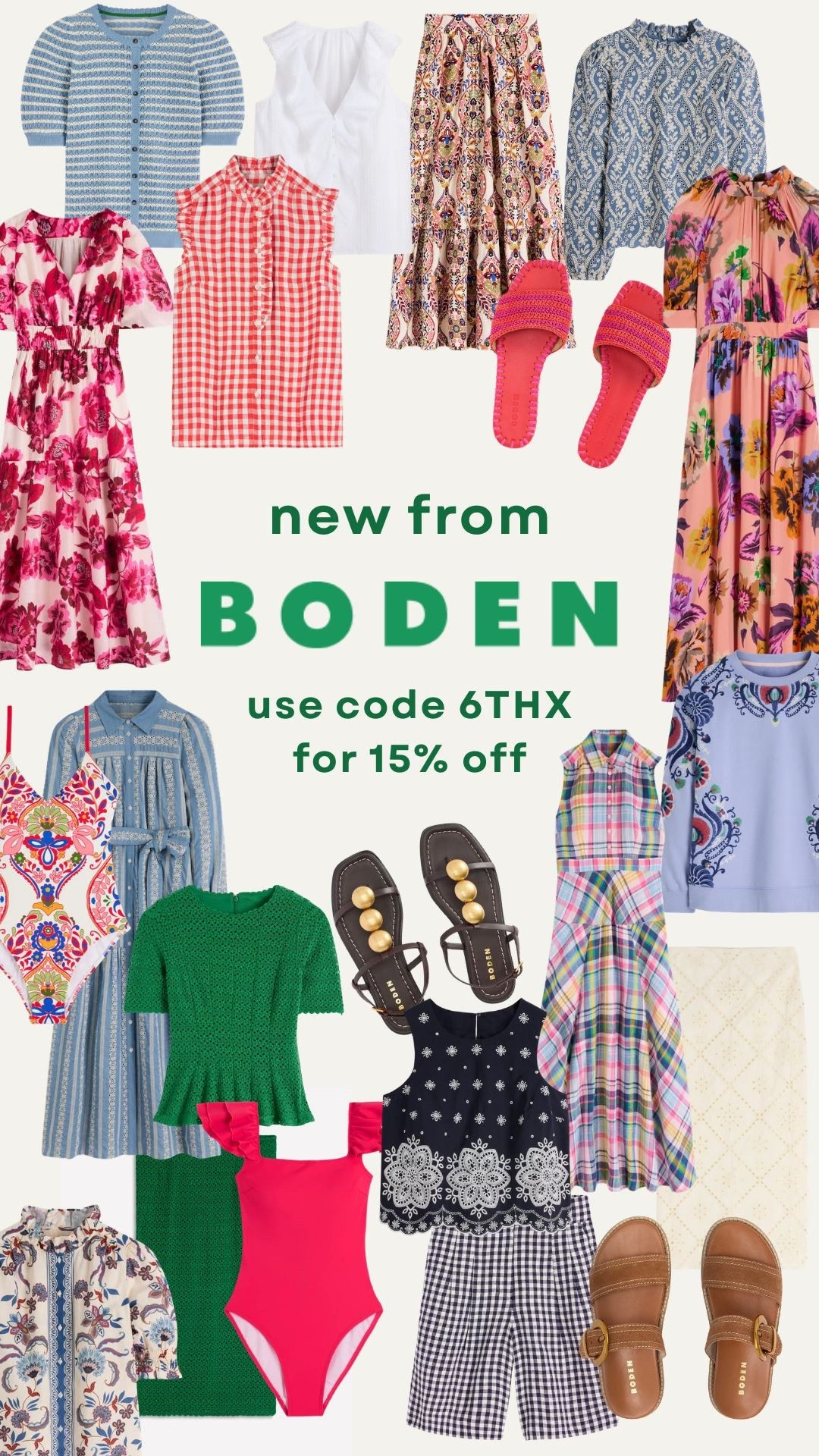 New! New! New! These new arrivals from Boden are SO good! And for a limited time, you can enjoy 15% off with the code 6THX.

#LTKootd #LTKSaleAlert #LTKgrwm