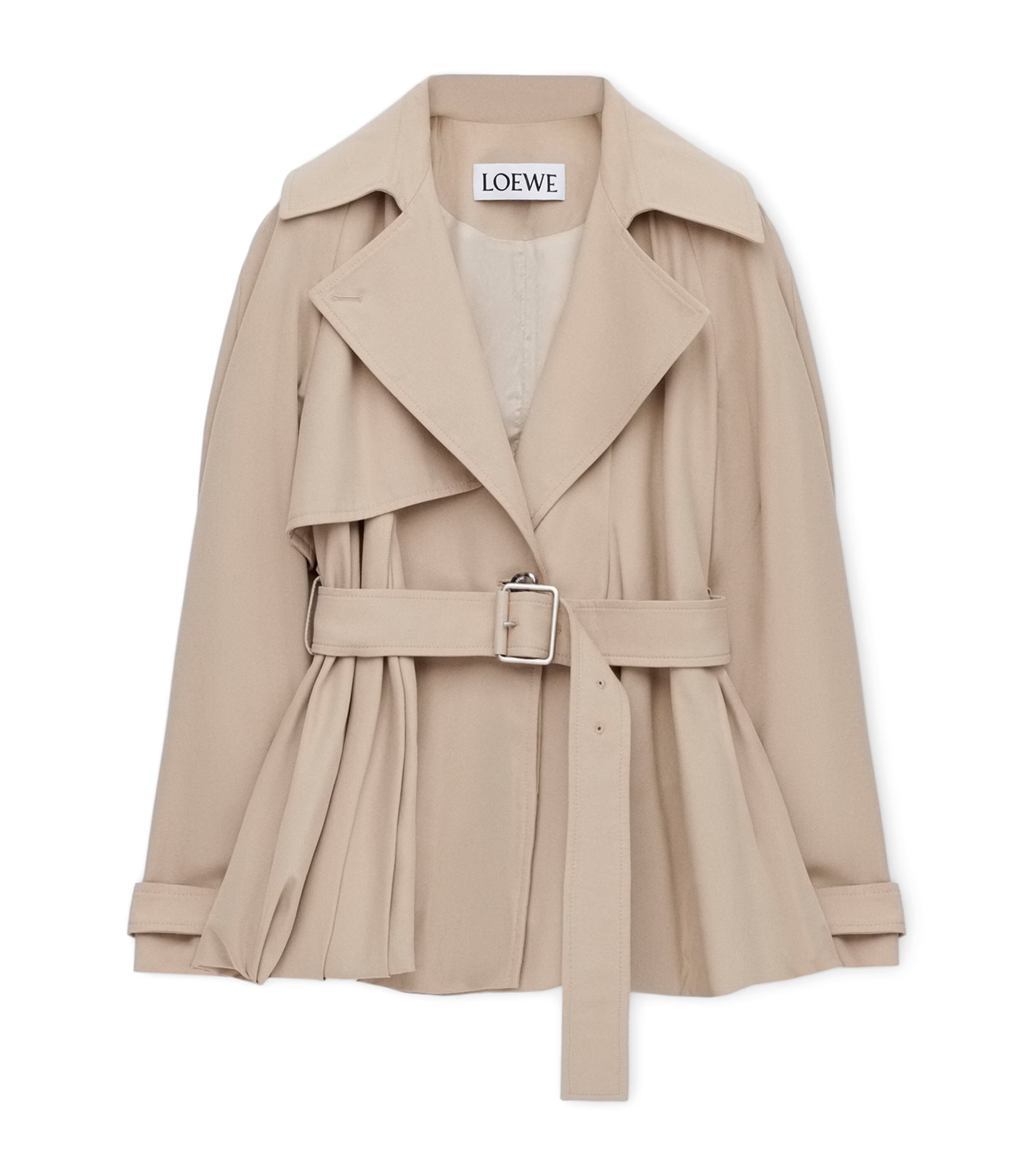 Loewe Cotton Belted Short Trench Coat | Harrods (US)