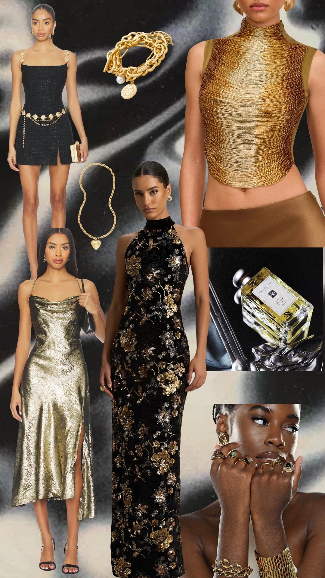 When in doubt, black and gold.

TimelessStyle, ClassicGlam, EveningWear, NightOutStyle, PartyOutfit, DateNightLook, GoldJewelry, StatementAccessories

#LTKuk #LTKpartywear #LTKluxury