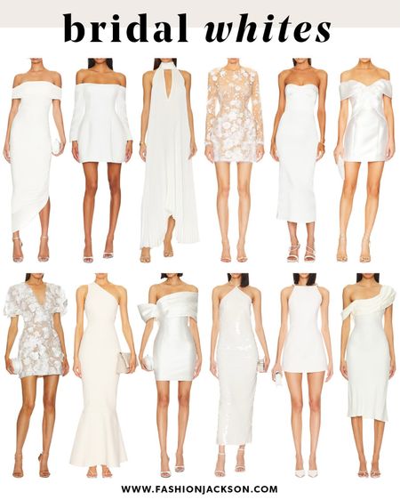 White dresses for spring brides #wedding #springwedding #springbride #bridal #whitedress #revolve #fashionjackson

#LTKSeasonal #LTKstyletip #LTKwedding