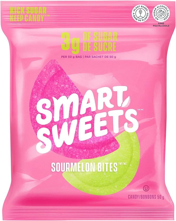 Smart Sweets Low Sugar Sourmelon Bites Candy Fruity, Free of Sugar Alcohols & No Artificial Sweet... | Amazon (CA)