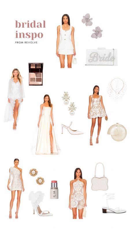 The most gorgeous Revolve accessories for Brides! I am dreaming of the Cult Gaia Sirena bag which is a timeless piece for a bride 👰‍♀️ or honeymoon! Love all the shoes, jewelry and bags Revolve stocks for brides that are fashion forward and more affordable than your average bridal salon… 