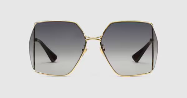 Gucci Oversize oval-frame sunglasses | Gucci (US)