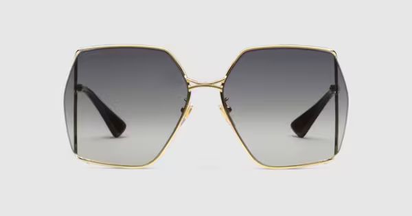Gucci Oversize oval-frame sunglasses | Gucci (US)