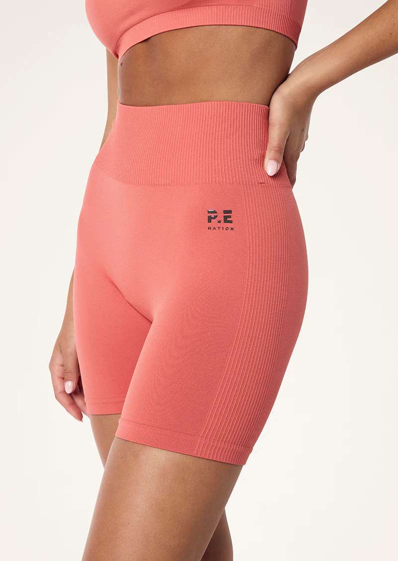 Restore Seamless 5" Bike Short | Brick Red |P.E Nation | P.E Nation AU