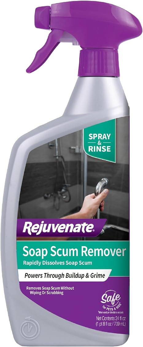Rejuvenate Soap Scum Remover, 24 Ounces, Easily Dissolves Soap Scum Without Scrubbing | Amazon (US)
