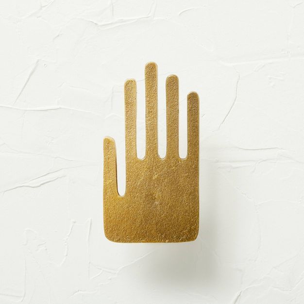 Hand Hook Decorative Wall Sculpture Gold - Opalhouse™ designed with Jungalow™ | Target