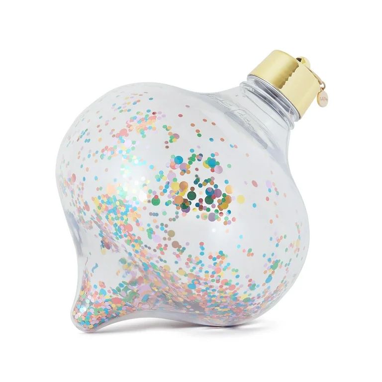 Packed Party "Bigger and Brighter" Jumbo Multi Colored Confetti Filled Ornament Holiday Decoratio... | Walmart (US)