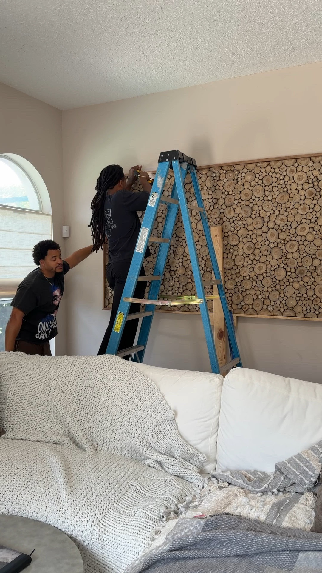 We bought this #artwork from Imperial Wine Bar in Orlando - the cool spot I shared on @investwithjauquese on Instagram not too long ago. Finally put it on the wall over the weekend! What do you guys think?! #Romanshades are on #sale right now btw! Color is Bleached Linen. Paint color is Sherwin Williams’ Touch of Sand. Also linked everything else in this area.

#home #decor #homedecor #interiordesign

#LTKSaleAlert #LTKHome #LTKstorytime