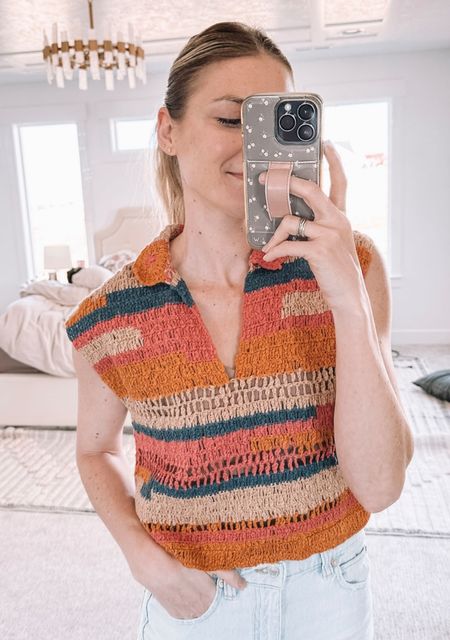 The colors on this free People crochet top are so pretty! Runs small and cropped - would be so cute with a flowy skirt or for a beach vacation!

#LTKFestival #LTKSeasonal #LTKstyletip