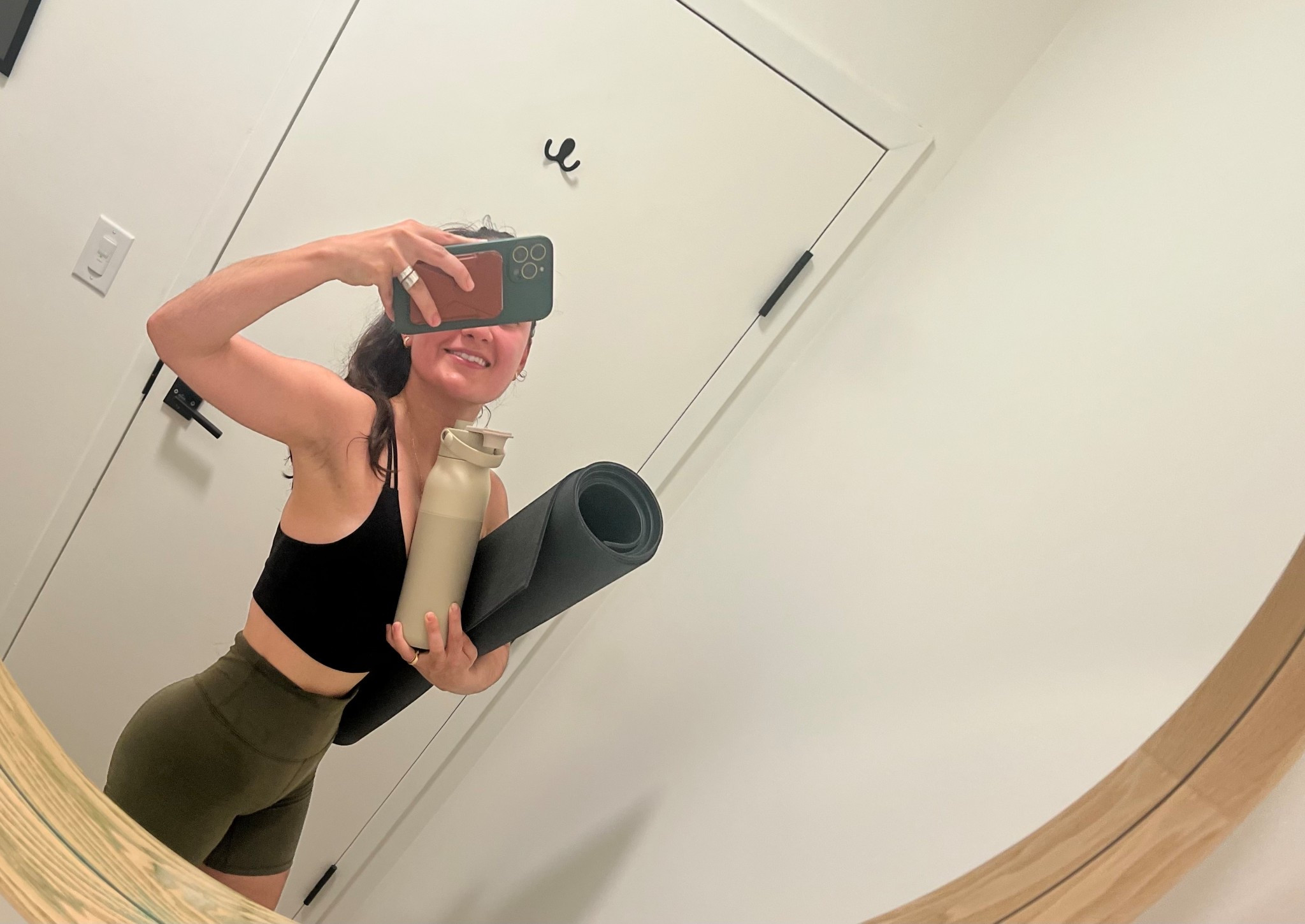 ✨ Moving with intention, flowing with strength, and pausing to hydrate with pure simplicity
Sizes: shorts 4, sport bra 4, sandals 36 

#LTKtravel #LTKcanada #LTKfitness