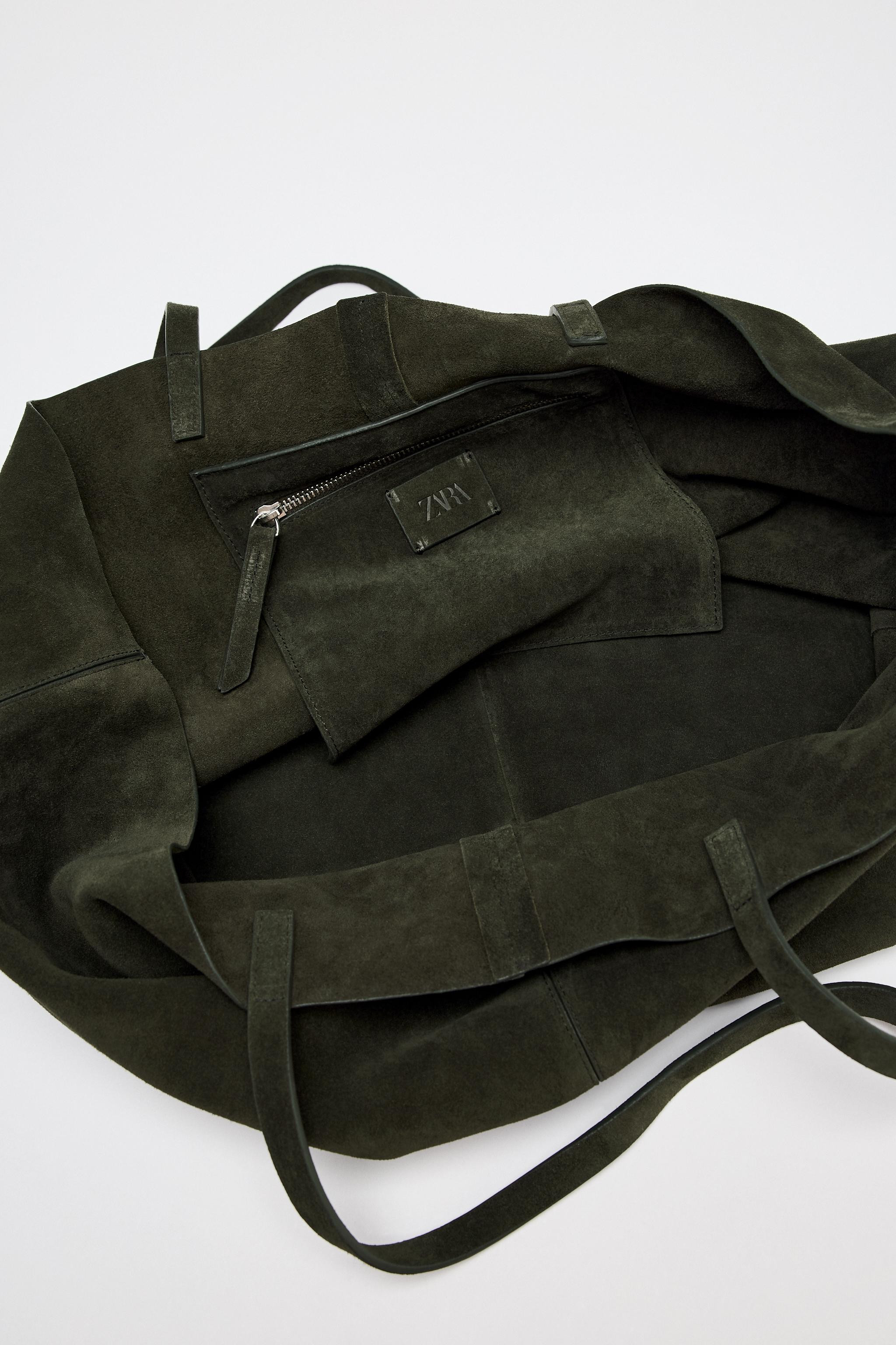 SUEDE MAXI TOTE | Zara US