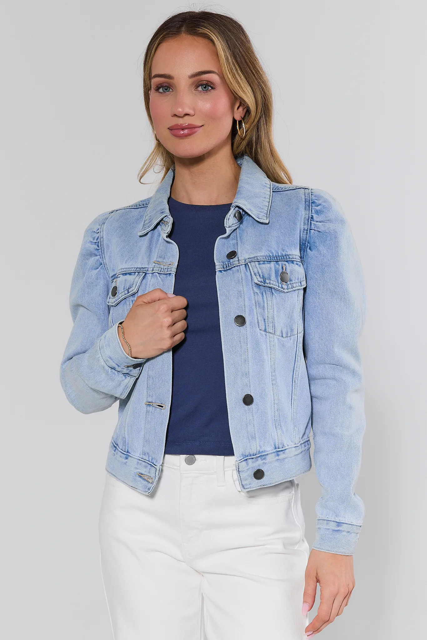 Roxanna Light Wash Denim Jacket | Avara