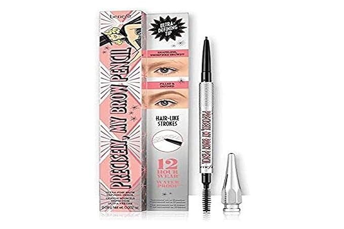 Benefit Precisely My Brow Pencil Ultra Fine Brow Defining Pencil, 3 - Warm light brown, 1 Count | Amazon (US)