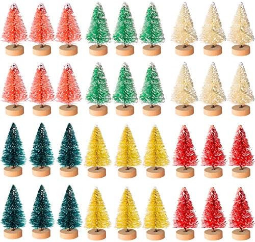 Mini Bottle Brush Trees For Crafts, Christmas Wreath, Christmas Decorations | Amazon (US)