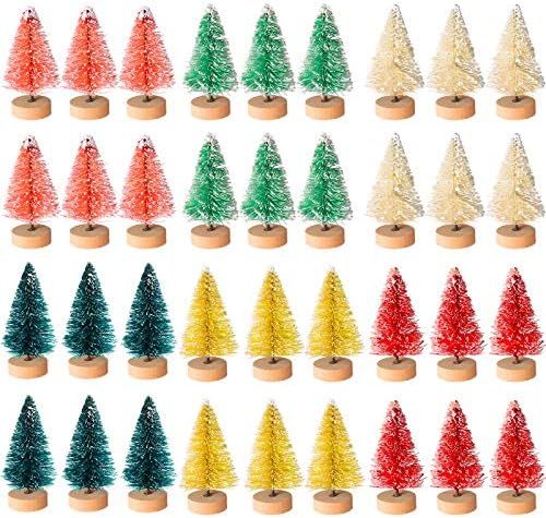 Mini Bottle Brush Trees For Crafts, Christmas Wreath, Christmas Decorations | Amazon (US)