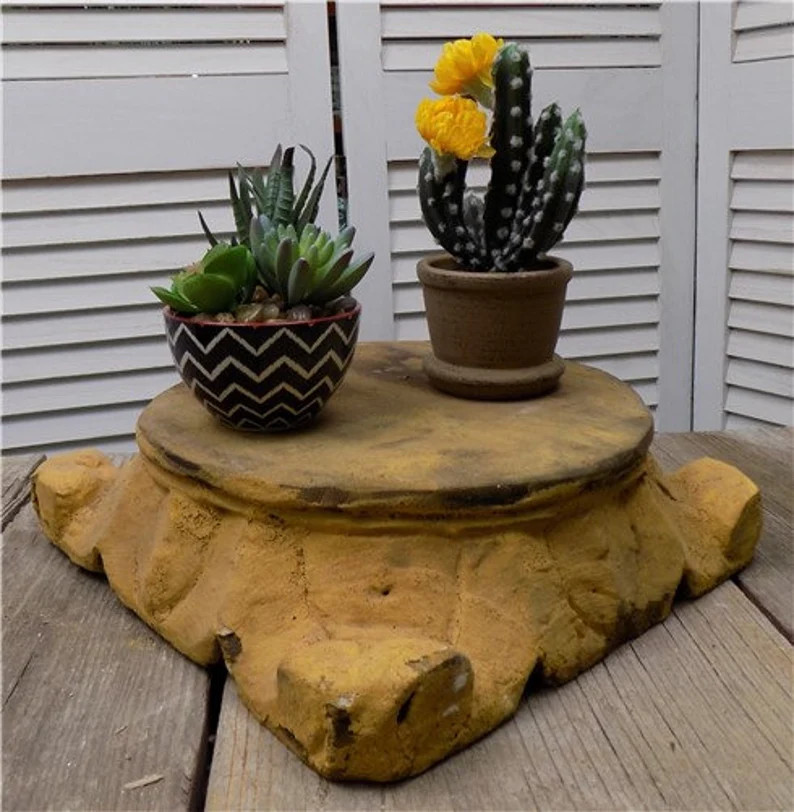 Wooden Architectural Column Base, Ionic Column Plinth, Wood Riser Base B22, Wedding Decor, Column... | Etsy (US)