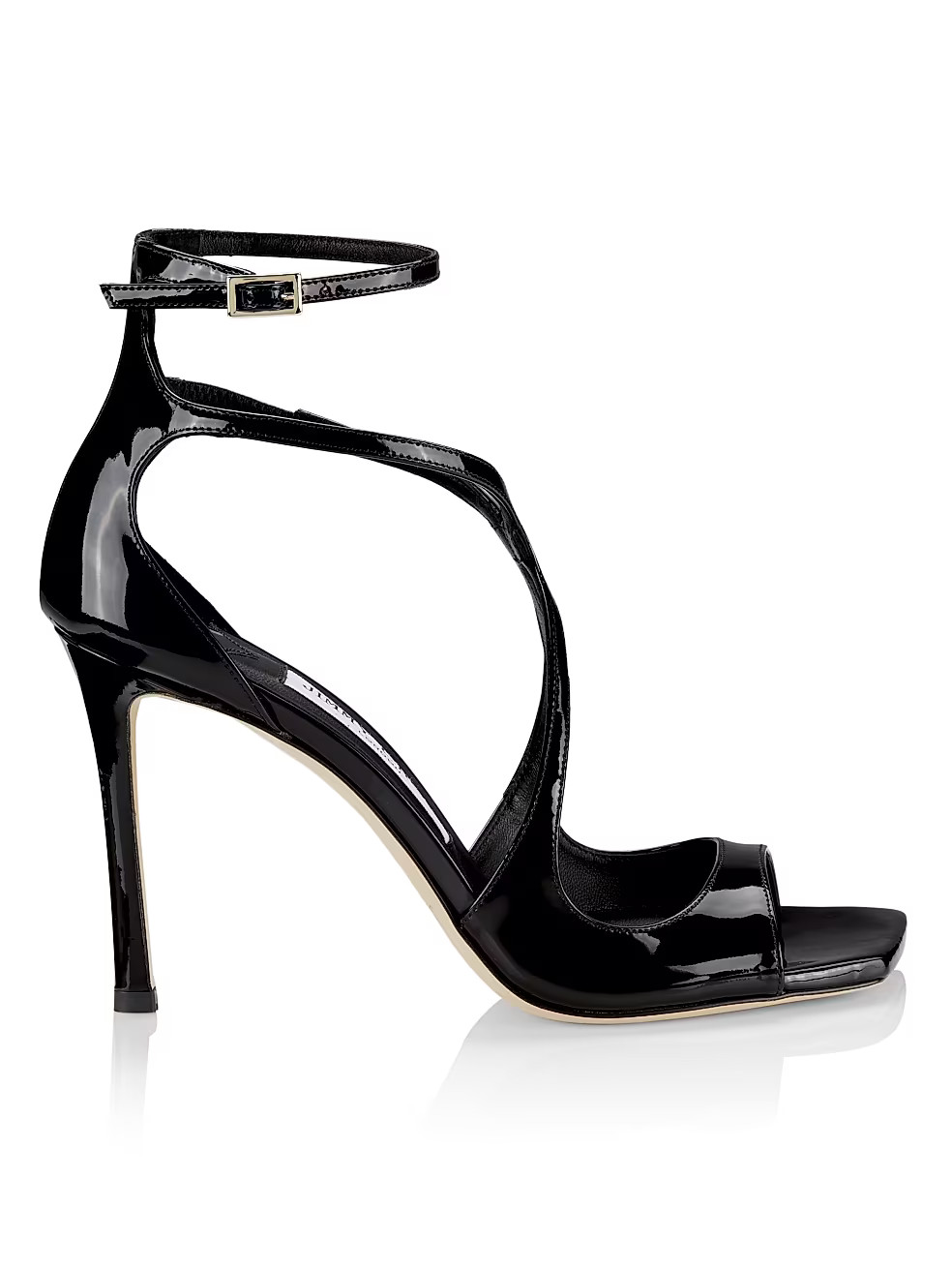 Jimmy Choo Azia Leather Strappy Stiletto Sandals | Saks Fifth Avenue