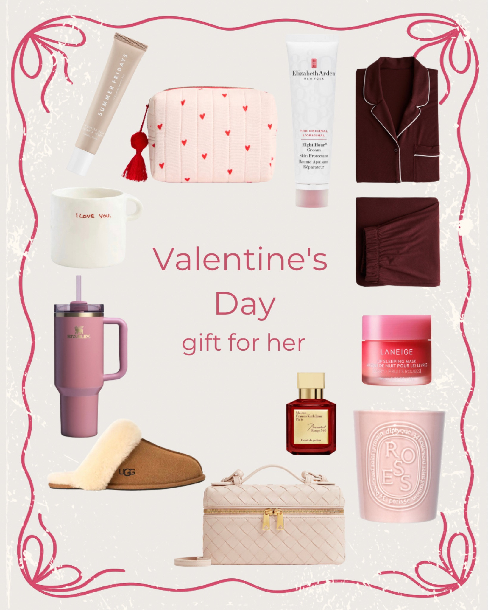 Valentines Day Gift for Her

Tags: Valentines Day, Gifts for Her, Love, Gifts, Presents, Make Up Bag, Slippers, Candle, Laniege, Stanley Cup, Mug, Summer Fridays, Lip Gloss, Pyjamas, Elizabeth Arden, Perfume, Gift for wife, Gift for girlfriend

#LTKgiftguide #LTKeurope #LTKuk