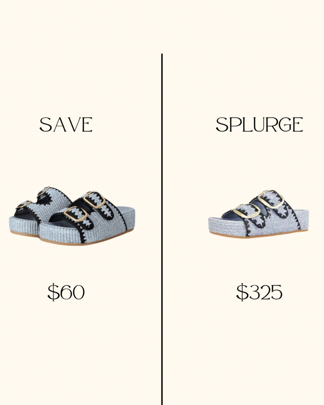 Save vs splurge 💵 

#LTKShoeCrush #LTKFindsUnder50 #LTKFindsUnder100