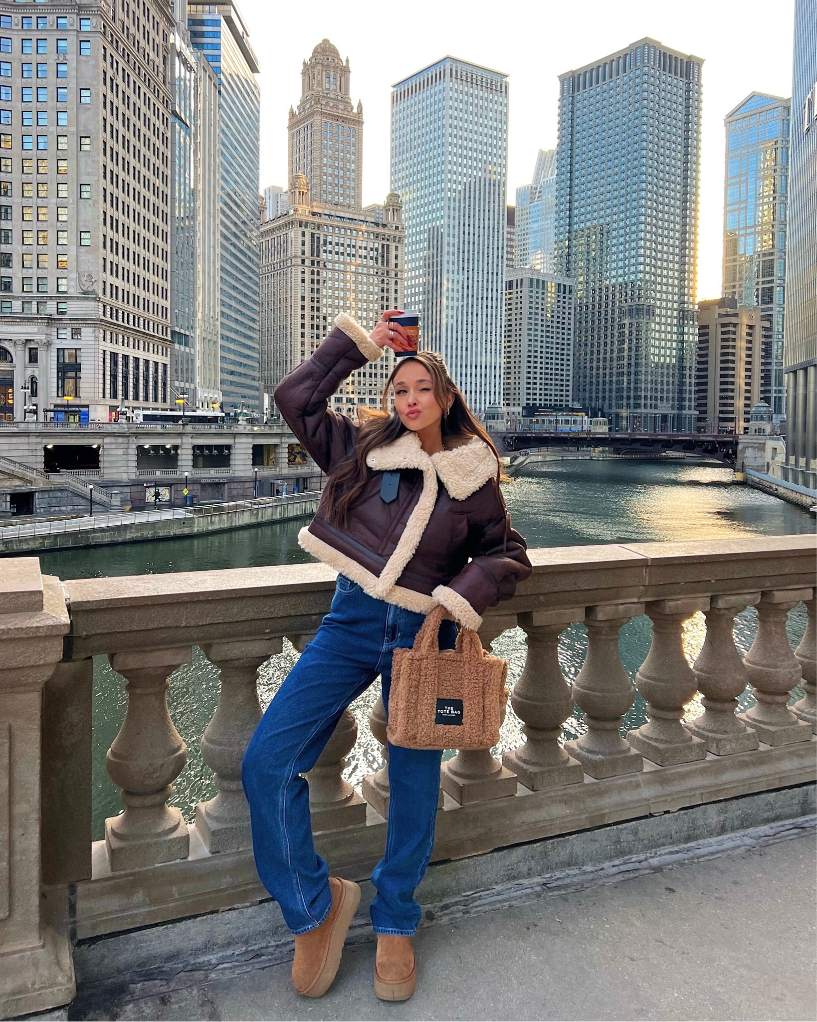 THIS COAT🧸🧸🧸 i will be wearing everything chunky and oversized all winter long & i loveee the textured finish on this coat. it’s almost completely sold out & same with the jeans! i linked both low and high rise — the ones i’m wearing are high & i feel like they have such a slimming fit which is super flattering. i also linked the shoes bag & ralph lauren socks i can’t stop wearing :) 

#LTKSeasonal #LTKfindsunder100 #LTKsalealert