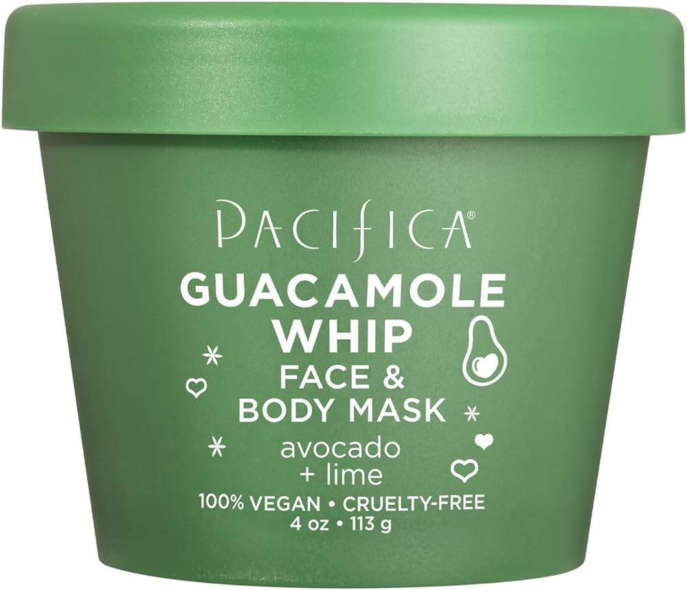 Pacifica Face and Body Mask - Guacamole Whip for Unisex 4 oz Mask | Amazon (US)