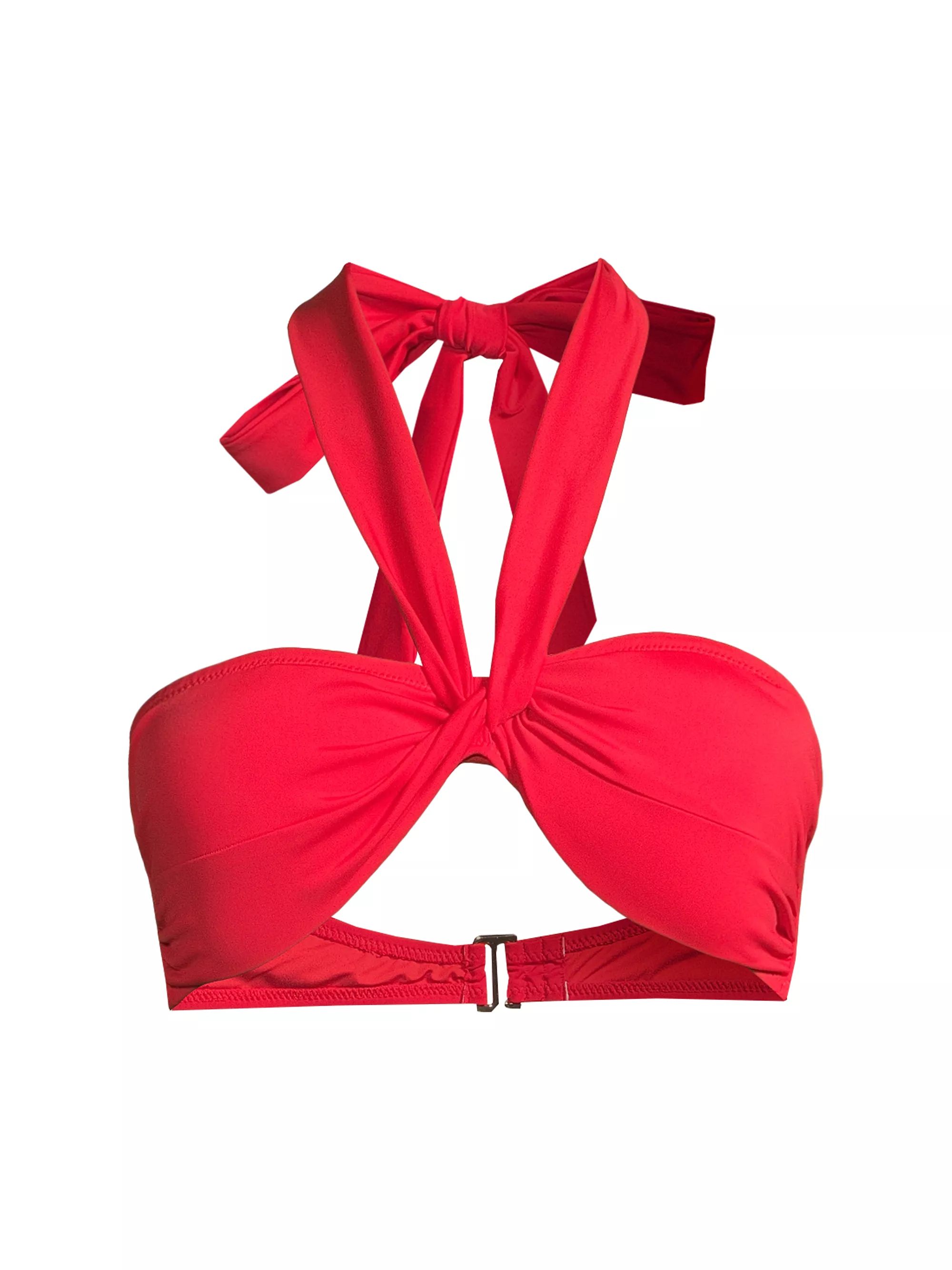 Loryn Twist-Front Bikini Top | Saks Fifth Avenue