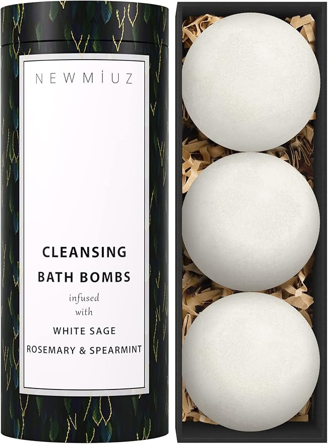 Sage Bath Bombs - Spiritual Bath Energy Clearing Protection Shielding - Smokeless Smudging Sage R... | Amazon (US)
