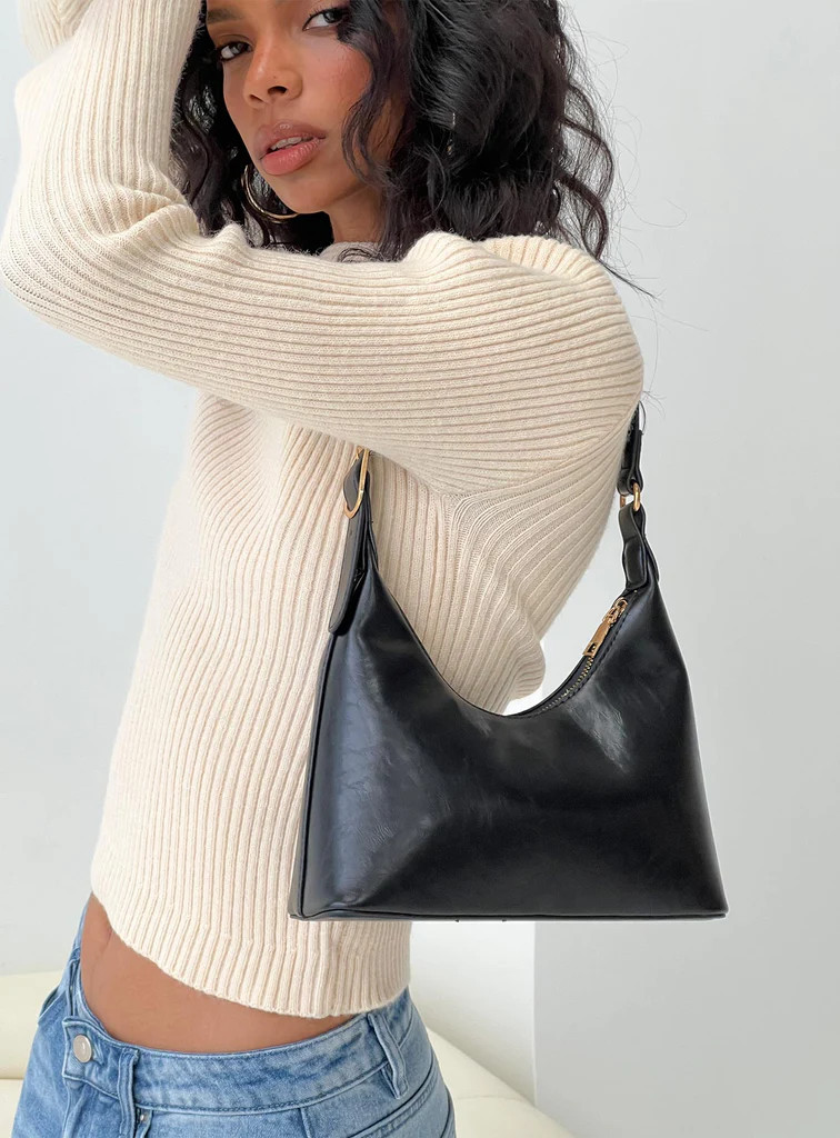 Glazier Shoulder Bag Black | Princess Polly AU