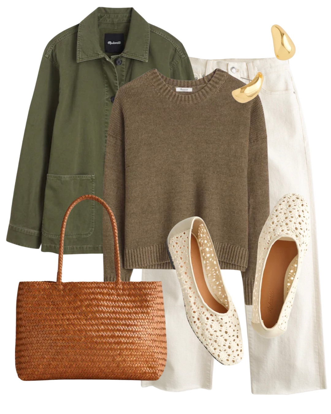 Spring outfit inspiration with line pants and white jeans 

#LTKdayinmylife #LTKgrwm #LTKootd