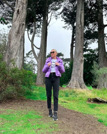 The perfect outfit for ice skating in San Francisco!

Jacket: Purple Blossom Light, 4
Jeans: Black, 26
Shoes: Black, 9.5

Lululemon Wunder Puff Cropped Jacket | Puffer Jacket | Abercrombie Jeans | Lululemon Shoes | Casual | Winterr

#LTKSeasonal