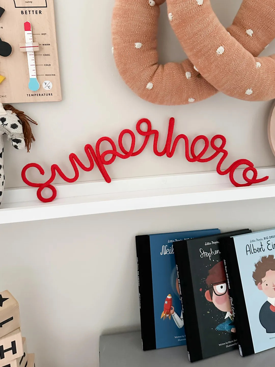 Superhero Kids Room Decor. A Knitted Wire Word Sign for a Superhero or Marvel Themed Children's B... | Etsy (US)