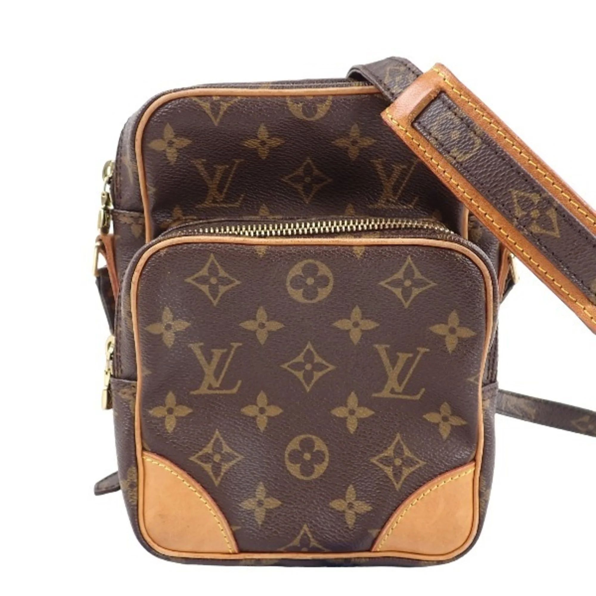 Pre-Owned LOUIS VUITTON Bag Monogram Amazon M45236 Louis Vuitton Brown Shoulder LV (Fair) | Walmart (US)