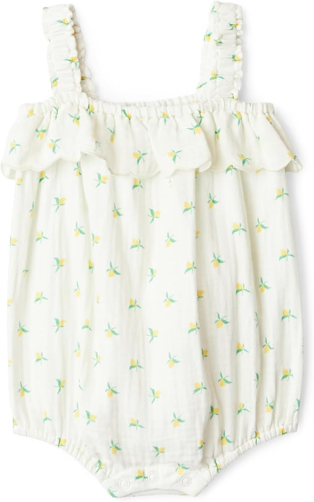 Amazon Essentials x Sofia Grainge Baby Girls' Cotton Gauze Sleeveless Romper | Amazon (US)
